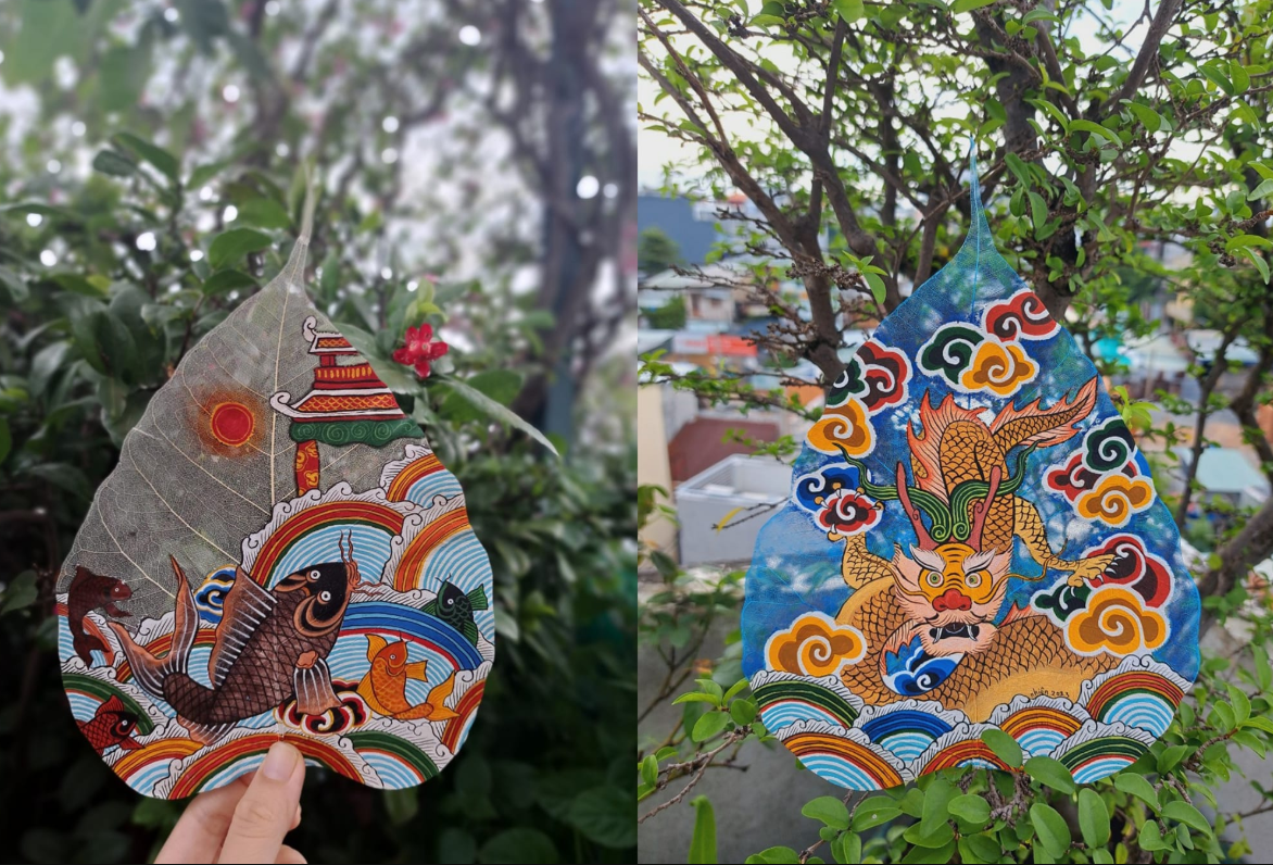 Hành trình từ chiếc lá bồ đề rơi đến tác phẩm nghệ thuật.png